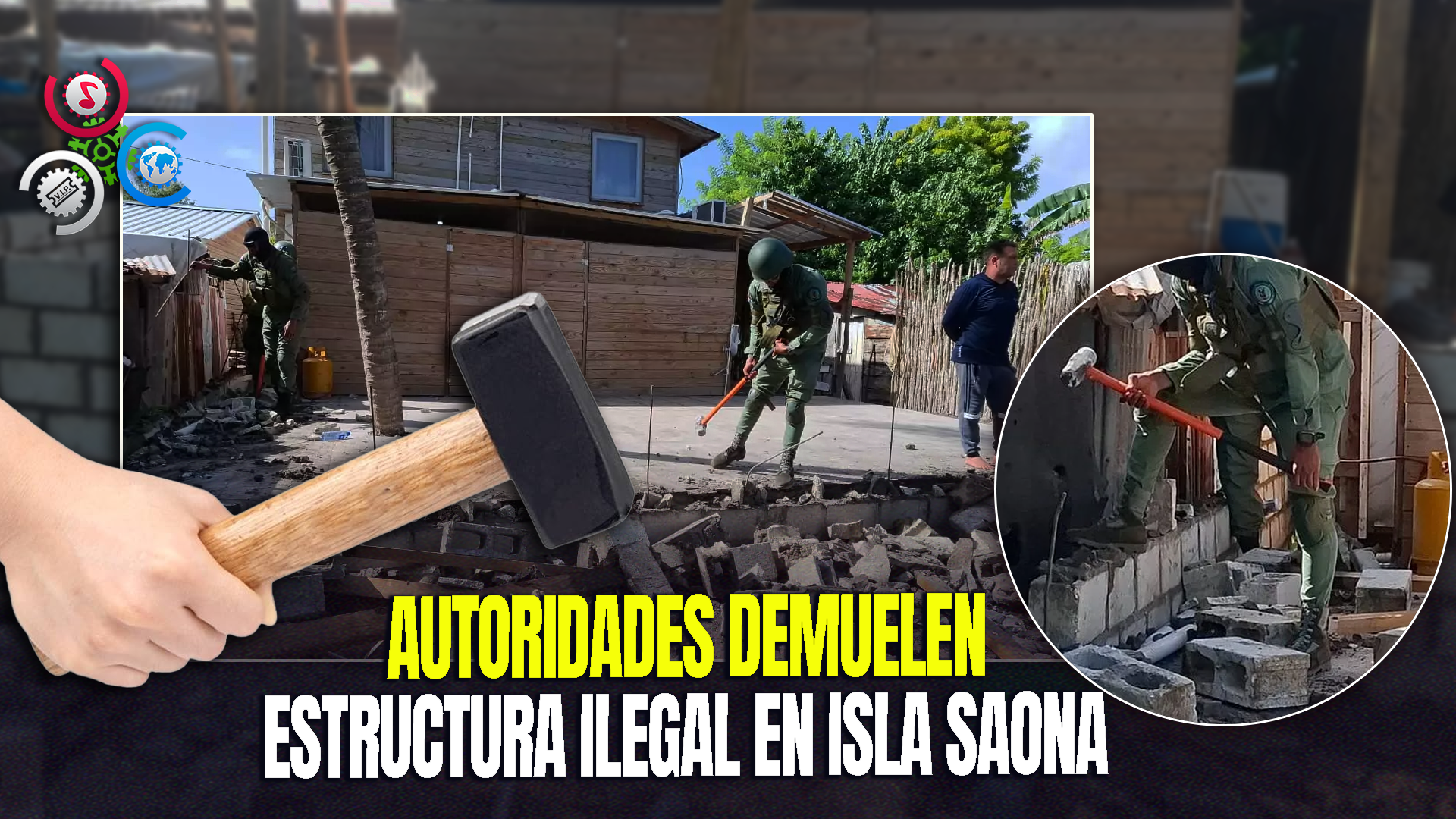 Derrumban Pared Construida Sin Permiso Ambiental En Isla Saona