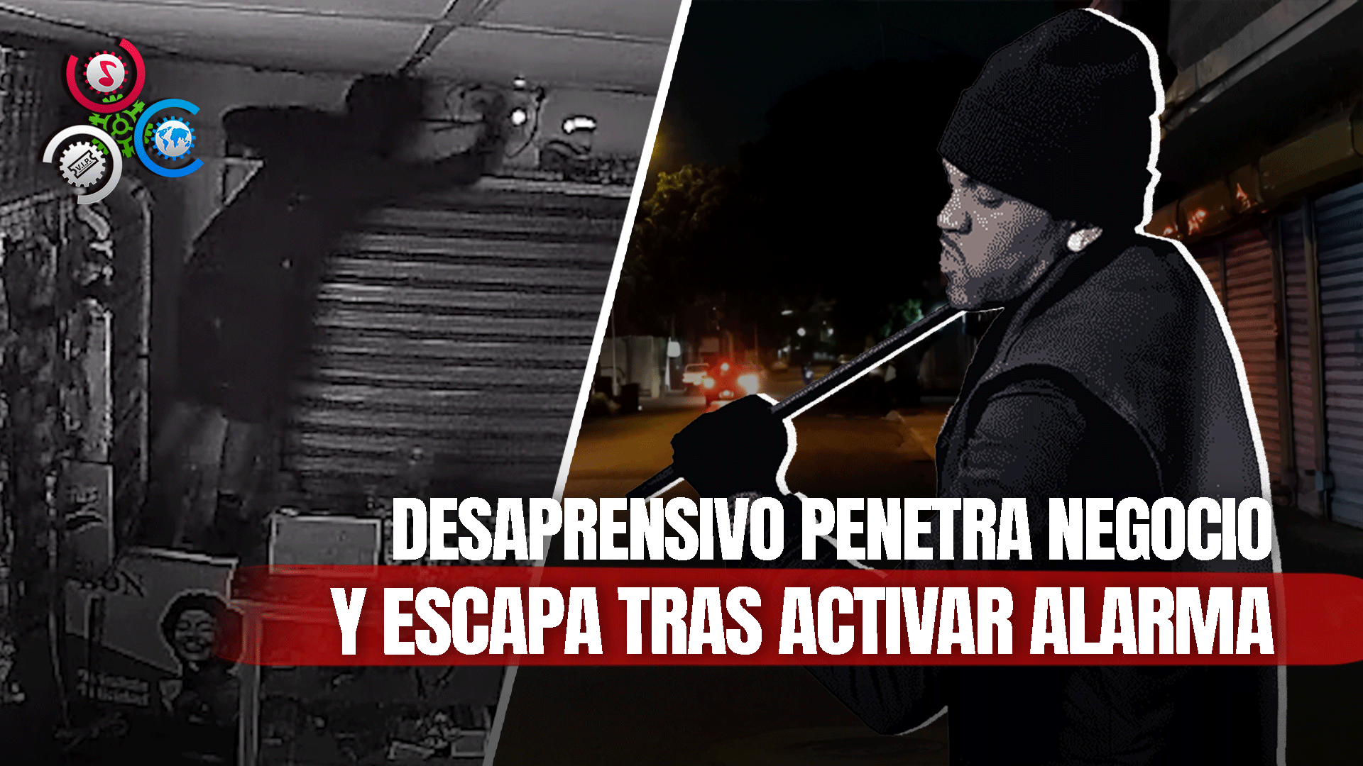 Ladrón Irrumpe En Negocio Y Huye Tras Encender Alarma En Villa Juana, DN