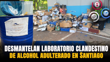Desmantelan Laboratorio Clandestino De Alcohol Adulterado En Santiago
