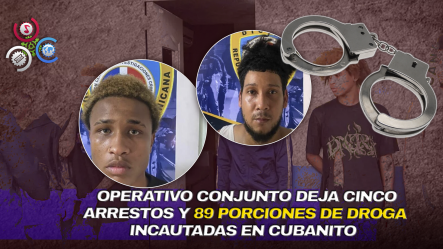 Desmantelan Punto De Drogas En Villa Altagracia; Cinco Hombres Detenidos Por La Policía Y El Dicrim