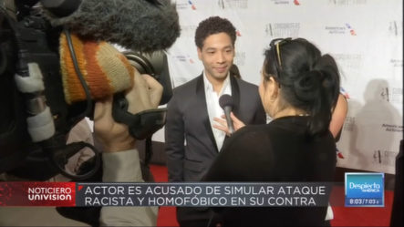 Actor Es Acusado De Simular Ataque Racista Y Homofóbico En Su Contra