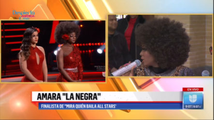 Amara La Negra Dice Que No Se Siente Mal Por El Resultado De Mira Quién Baila