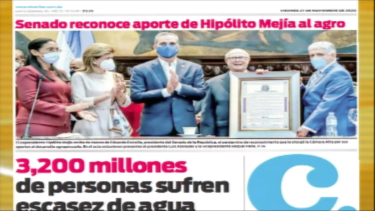 Las Principales Portadas De Los Periódicos En El Día De Hoy 27 De Noviembre Del 2020