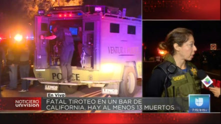 Fatal Tiroteo En Un Bar De California, Se Confirman Hasta El Momento 13 Muertos