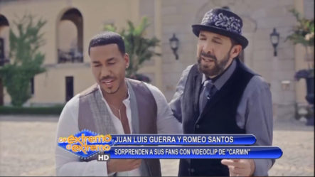 Juan Luís Guerra Y Romeo Santos Sorprenden A Sus Fans Con Su Nuevo Videoclip “Carmín”