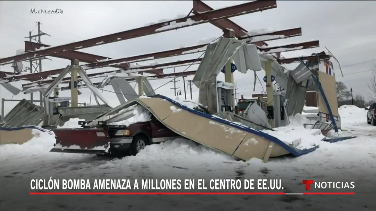 Ciclón Bomba Amenaza A Millones En El Centro De EE.UU.