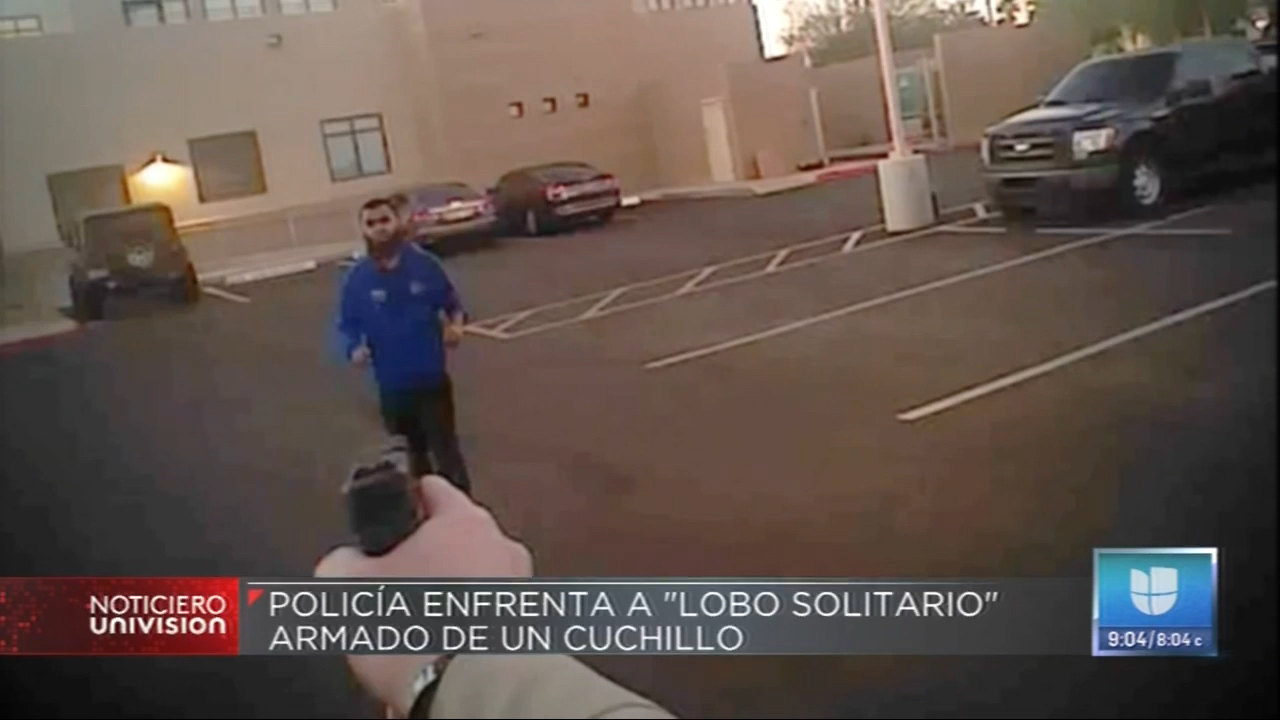 Policía Enfrenta A “lobo Solitario” Armado De Un Cuchillo