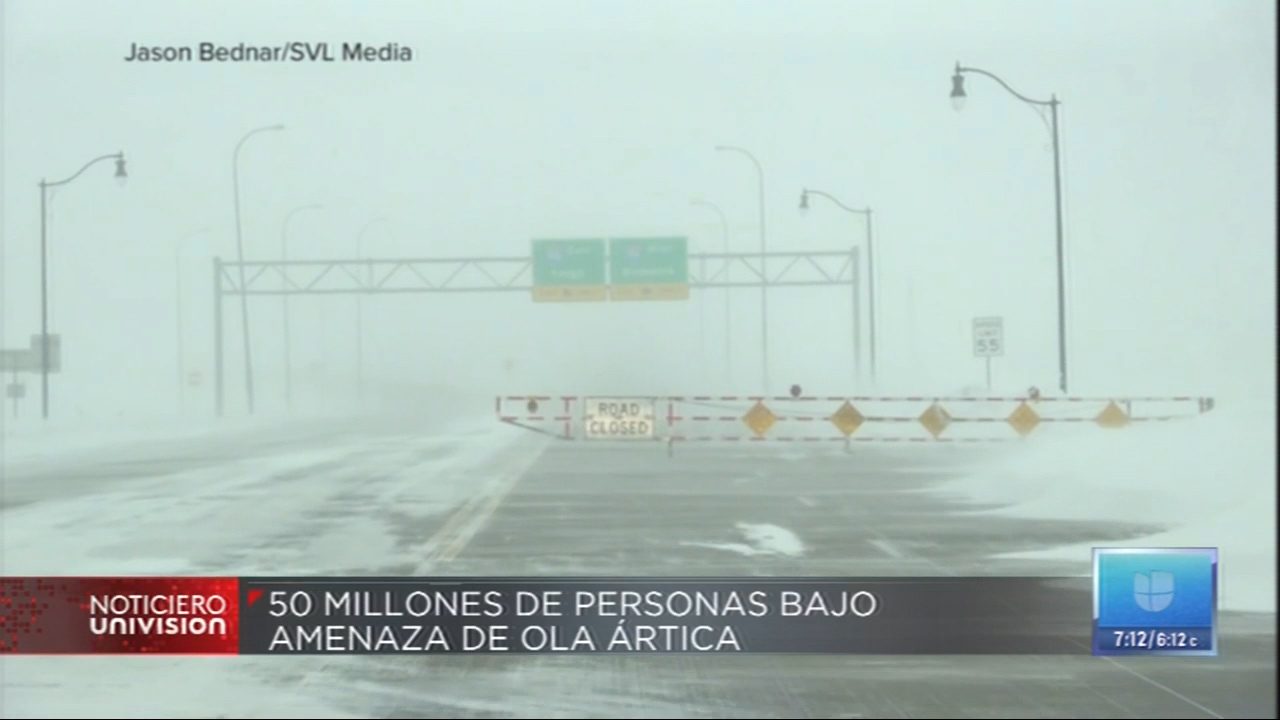 50 Millones De Personas Bajo Amenaza De Ola ártica