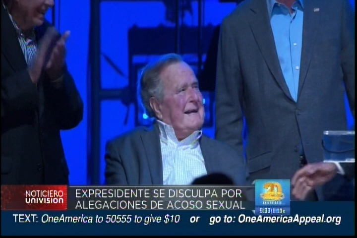 Ex Presidente George Bush Padre Se Disculpa Por Alegaciones De Acoso Sexual