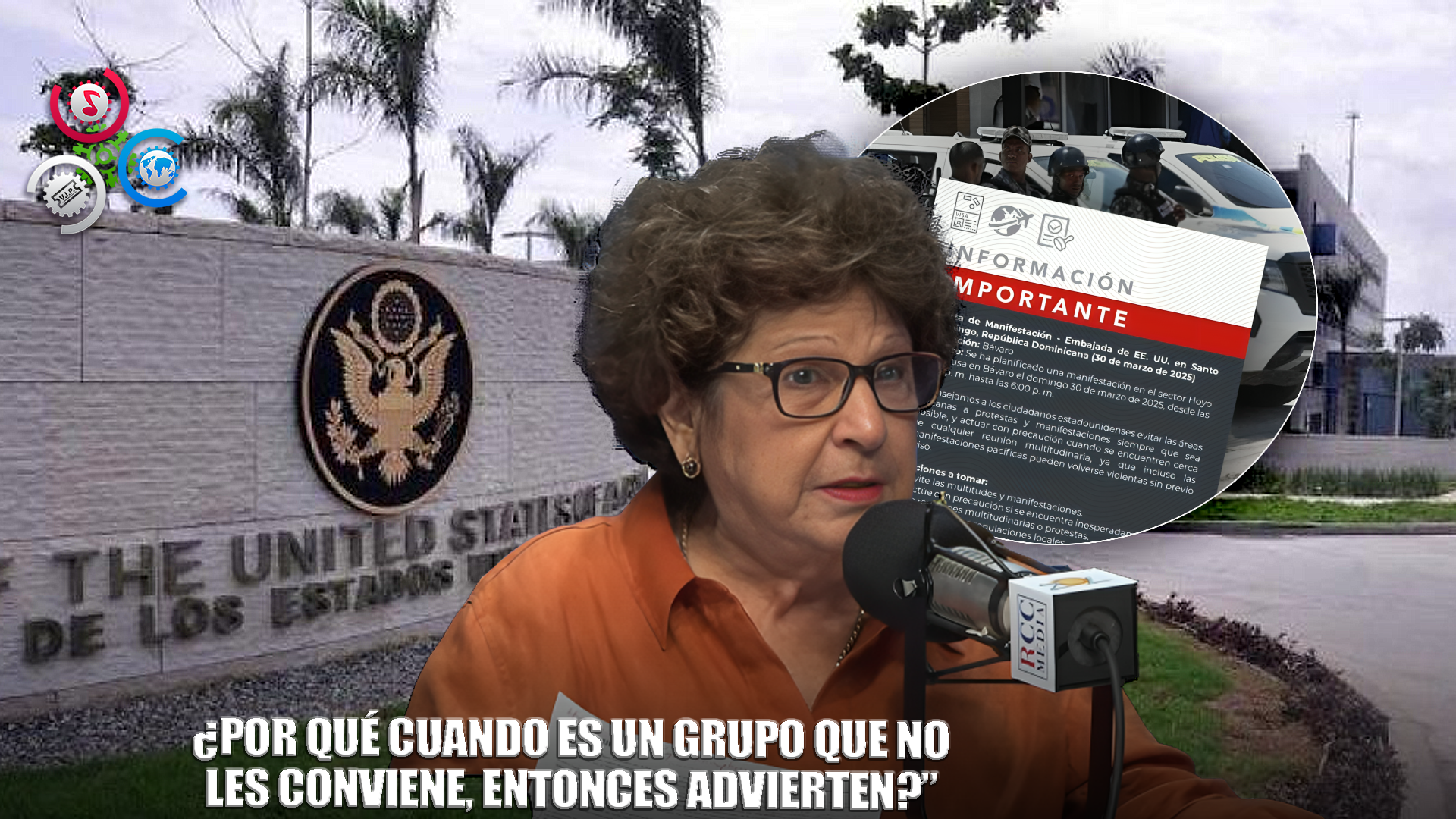 Despradel: EE. UU. Advierte Protesta En Santo Domingo