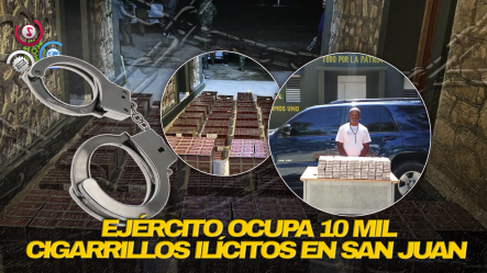 Detienen A Cabo Retirado Por Trasladar Cigarrillos Ilícitos En Jeepeta Con Placa Haitiana