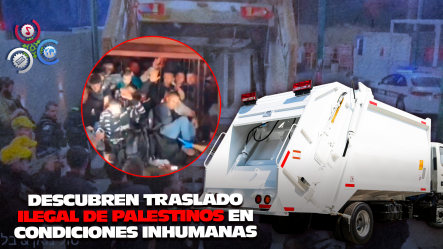 Detienen Camión Con Decenas De Palestinos Indocumentados Ocultos En Camión De Basura