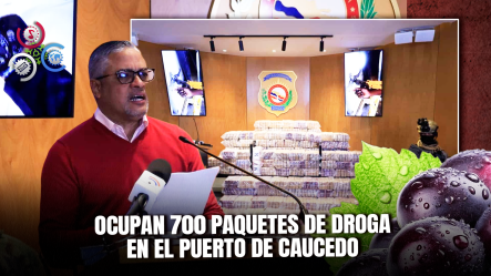 DNCD Incauta 700 Paquetes De Presunta Cocaína Ocultos En Cargamento De Uvas En Caucedo