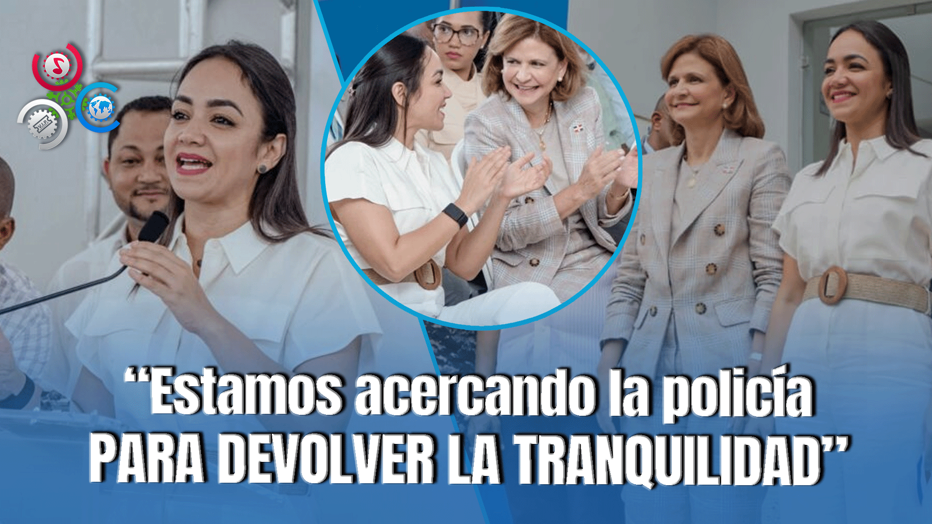 Vicepresidenta Raquel Peña Y Ministra Faride Raful Resaltan El Compromiso Del Gobierno En Restablecer La Seguridad