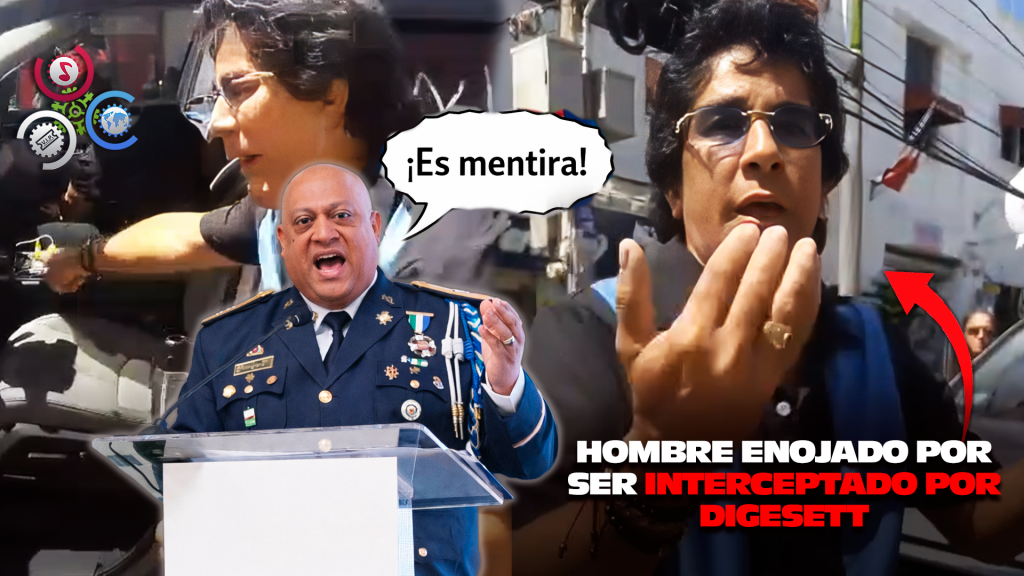 Digesett Intercepta A Hombre Con Sirena Encendida Que Alegaba Ser Sobrino De Coronel; Institución Lo Desmiente