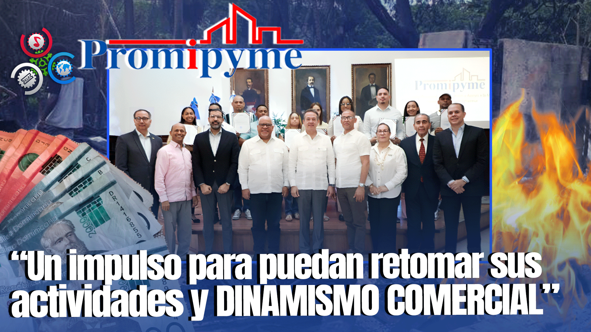 Promipyme Entrega Financiamiento A Empresarios Afectados Por Incendio En Santiago