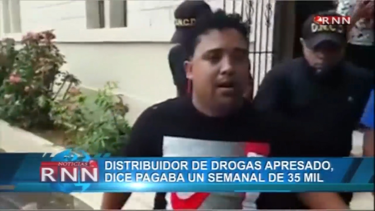 Distribuidor De Drogas Apresado, Dice Pagaba Un Peaje De 35 Mil