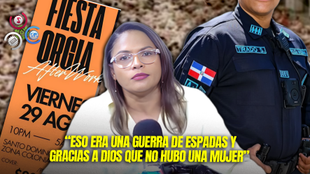 Diulka Pérez “Usted No Puede Hacer Una Urgía En La Zona Colonial Y Decir Venga Todo El Mundo”