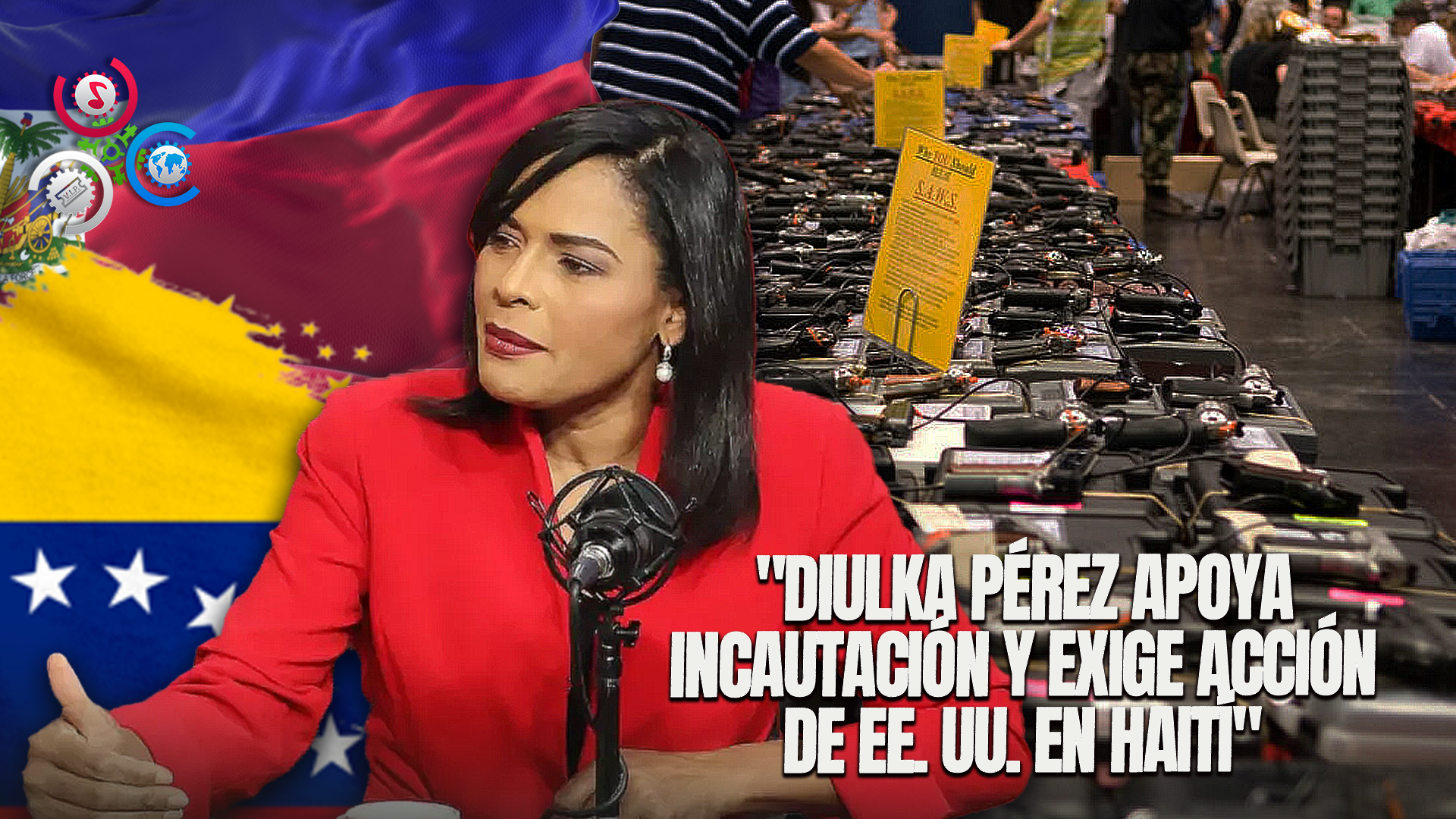 Diulka Pérez Saluda Incautación De Armas Y Pide A EEUU Hacer Su Papel Para Frenar La Violencia En Haití