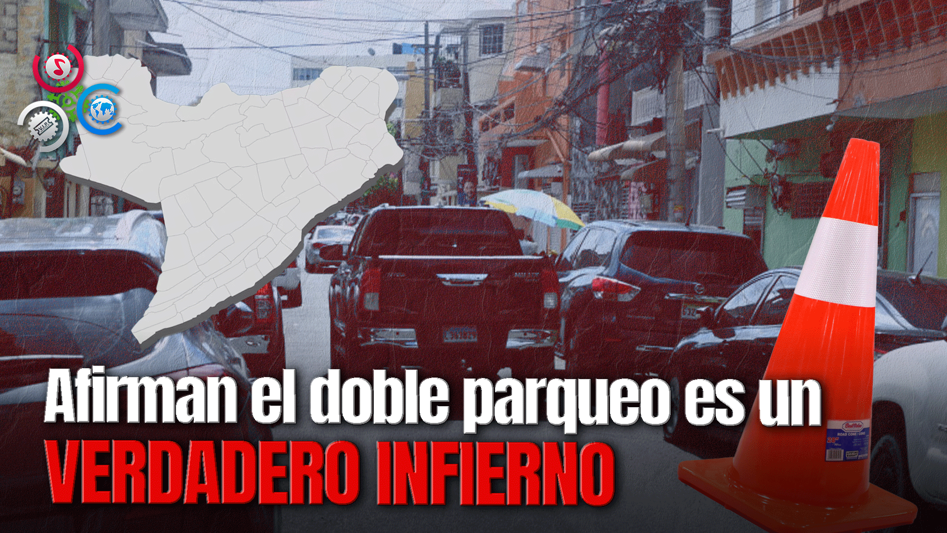 Ciudadanos Enfrentan Grandes Retos Al Transitar Por Las Calles De DN A Causa Del Doble Parqueo