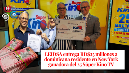 Dominicana Residente En EE.UU. Gana 25 Millones De Pesos En El Super Kino TV