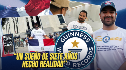 Dominicano Rompe Récord Guinness Al Recorrer 30 Estadios De Grandes Ligas En Solo 25 Días