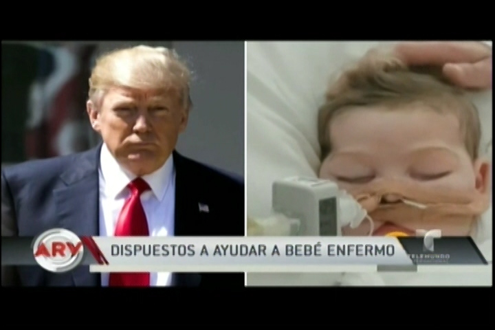 Donald Trump Dispuesto A Ayudar Bebé Con Enfermedad Terminal