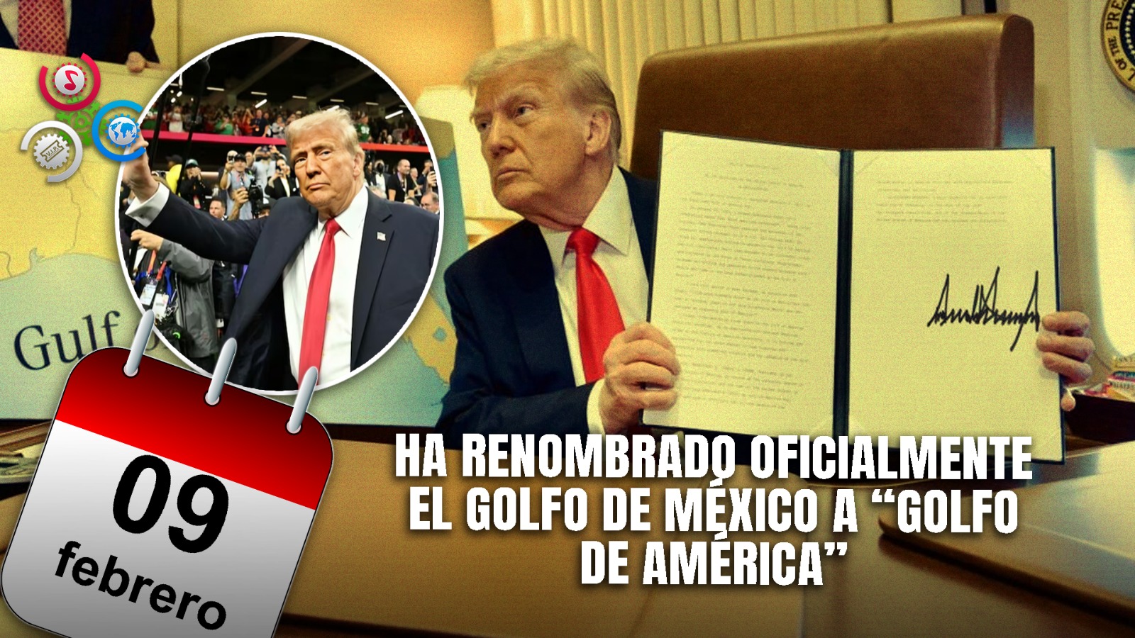 Donald Trump Designa El 9 De Febrero Como El “Día Del Golfo De América”