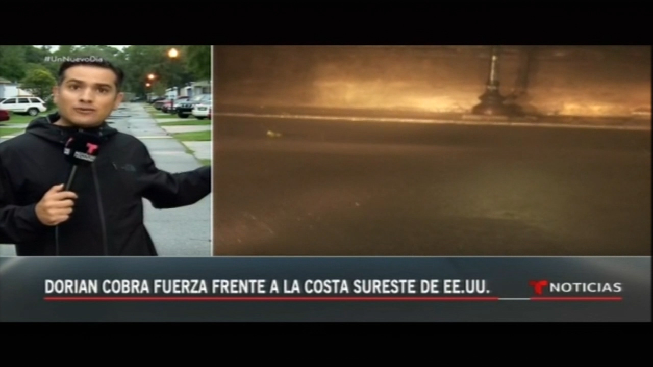 Dorian Cobra Fuerza Frente A La Costa Sureste De EE.UU