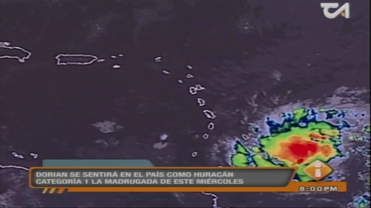 Dorian Se Sentirá En El País Como Huracán Categoría 1 La Madrugada De Este Miércoles