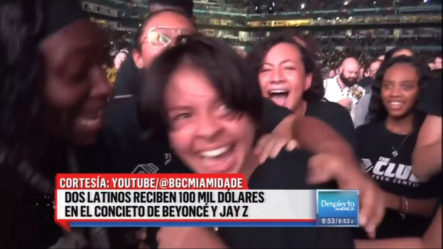 Dos Latinos Reciben 100mil Dólares En El Concierto De Beyoncé Y Jay Z