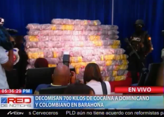 Decomisan 700 Kilos De Cocaína A Dominicano Y Colombiano En Barahona #Video