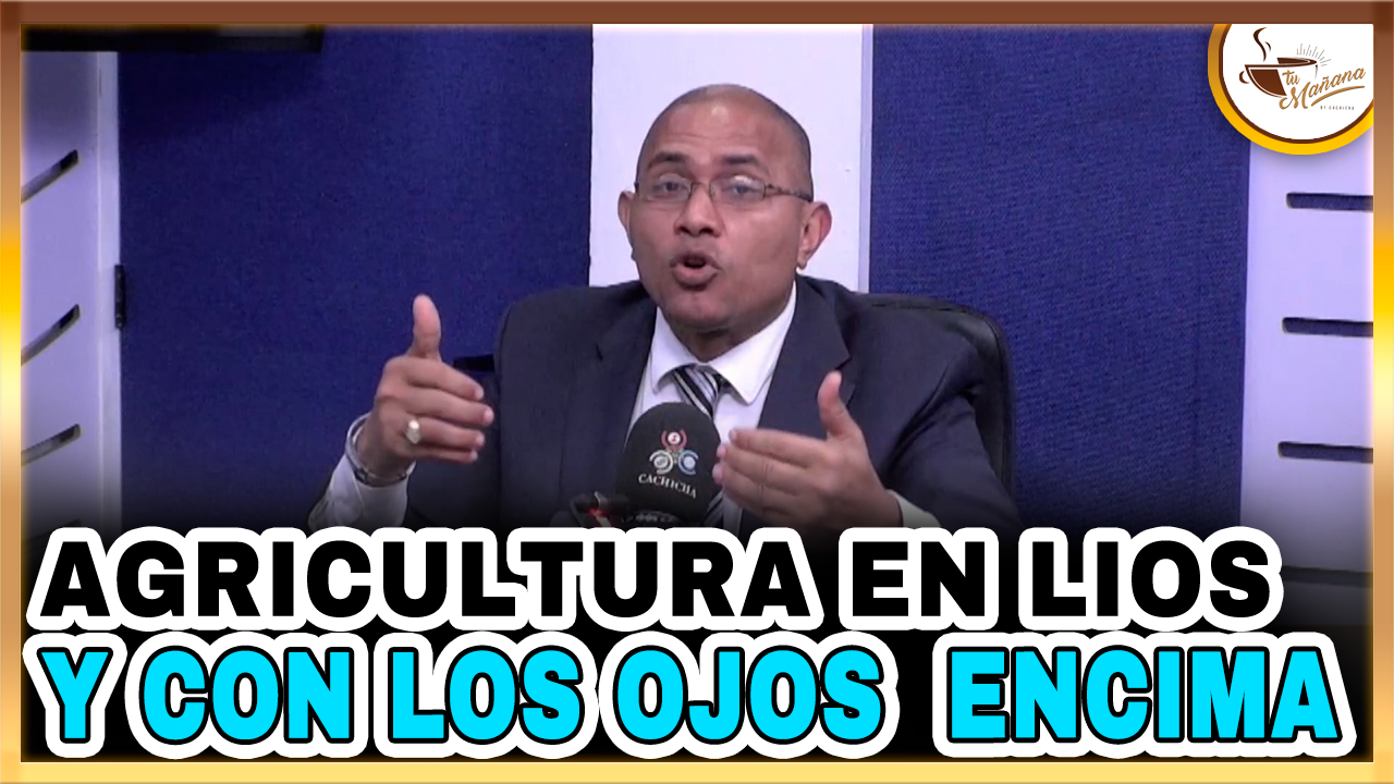 Dugueslin Santana – AGRICULTURA EN LÍOS INTERNOS Y CON LOS OJOS  ENCIMA | Tu Mañana By Cachicha