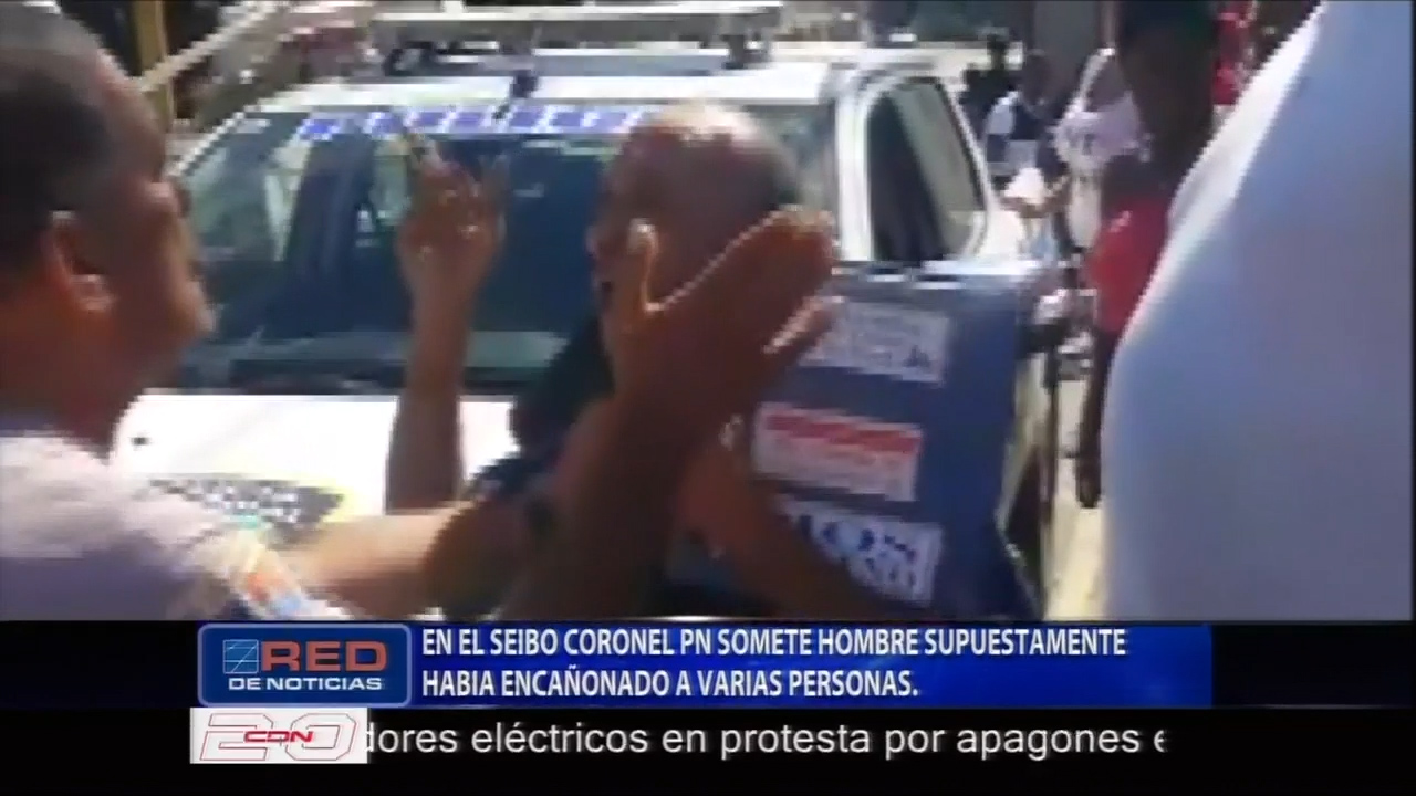 Con “GALLETAS Y DE TO” Coronel De La PN Somete A Hombre Que Supuestamente Había Encañonado A Varias Personas En El Seibo