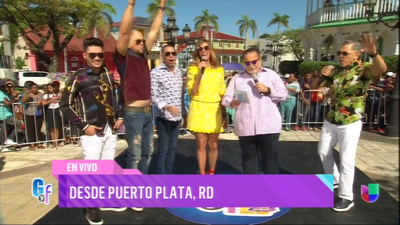 Presentación De Los Hermanos Rosario En El Gordo Y La Flaca Desde Puerto Plata