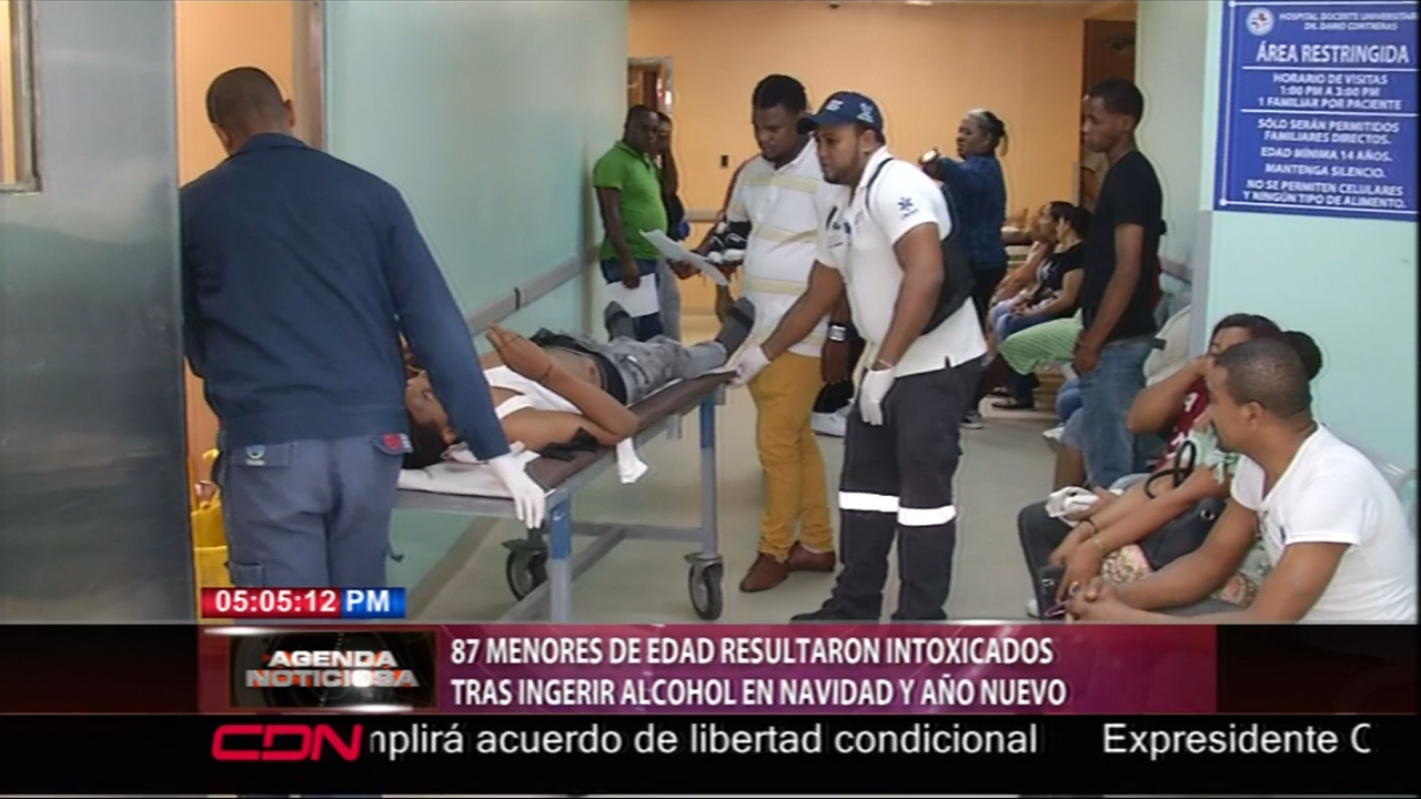 87 Menores De Edad Resultaron Intoxicados Tras Ingerir Alcohol En Navidad Y Año Nuevo