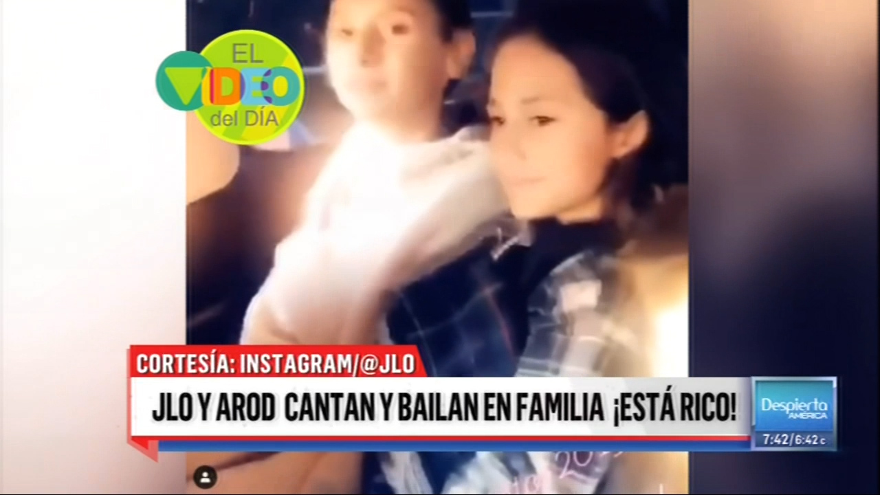 Jlo Y Alex Rodríguez Cantan Y Bailan En Familia La Canción “¡Está Rico!”