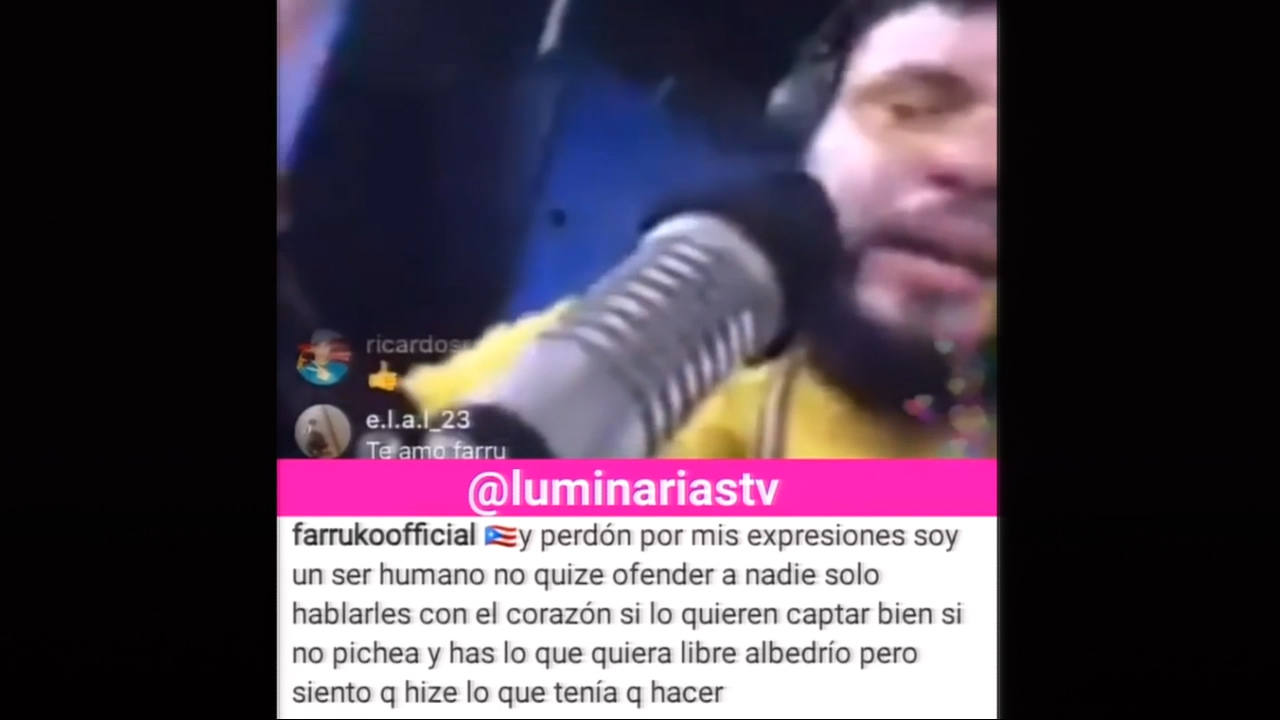 Con Lágrimas En Los Ojos Farruko Denuncia Que Le Cancelaron Concierto En Puerto Rico