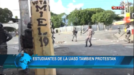 Protestas En La UASD Por La Sentencia En El Caso Emely Peguero