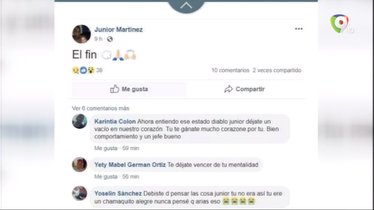 Hombre Que Le Quitó La Vida A Su Pareja Y Luego Se Suicidó En Sabana Perdida Había Públicado Un Estado En Facebook “EL FIN”