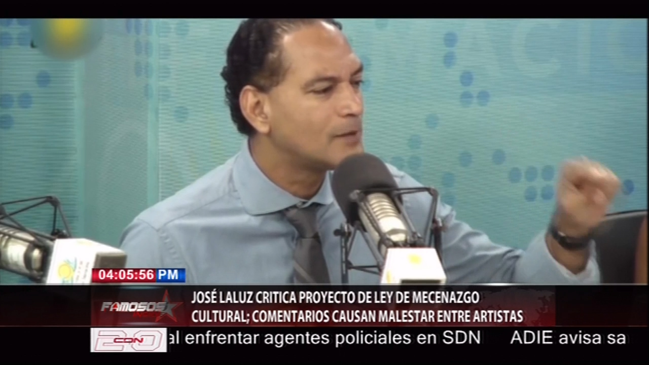 Varios Artistas Llaman ESTÚPIDO A José Laluz Tras Sus Comentarios Sobre Ley De Mecenazgo