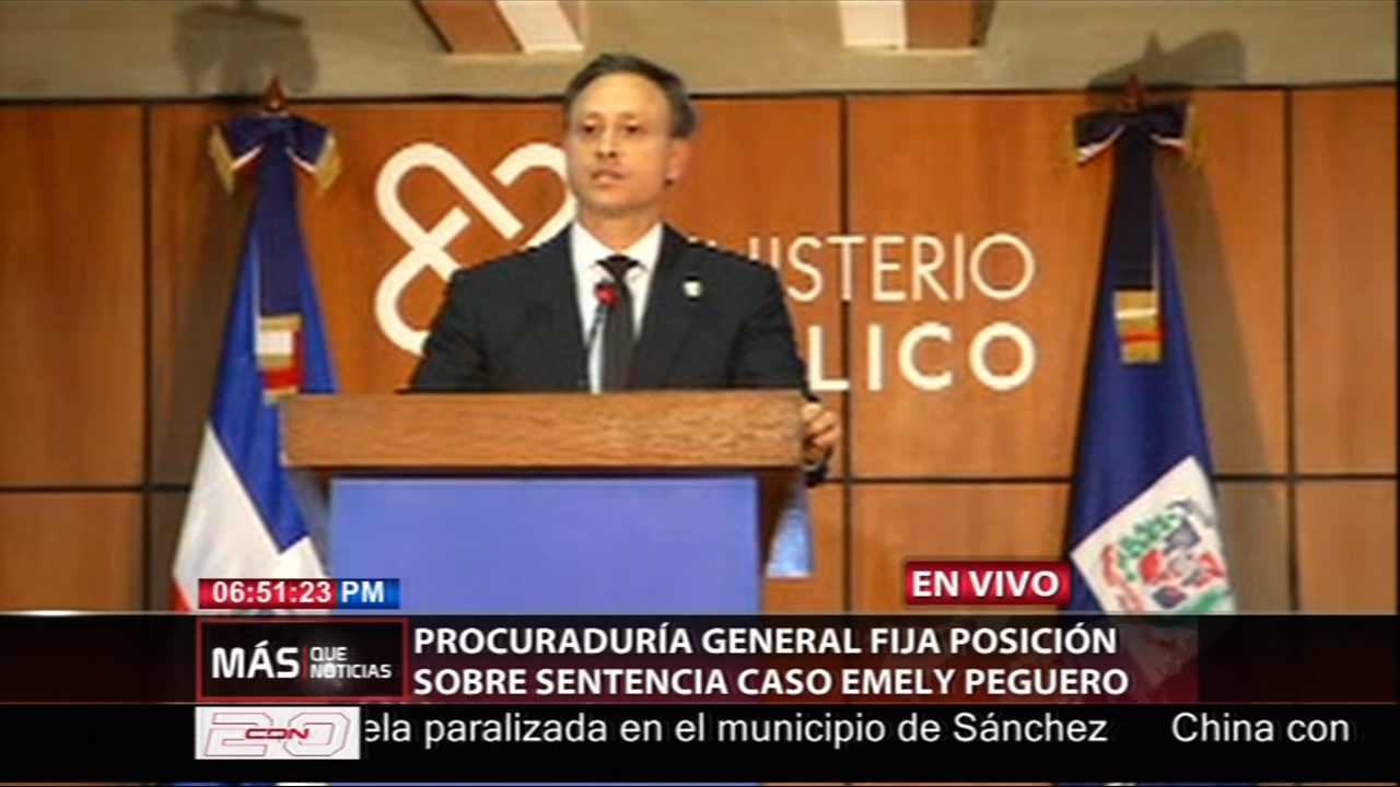 Palabras De Jean Alain Rodríguez Respecto A Las Sentencias En El Caso Emely Peguero
