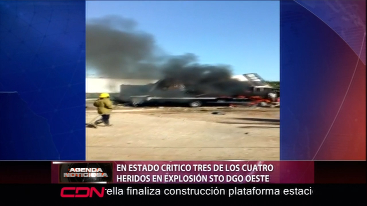 En Estado Crítico 3 De Las 4 Personas Heridas En Explosión En SDO