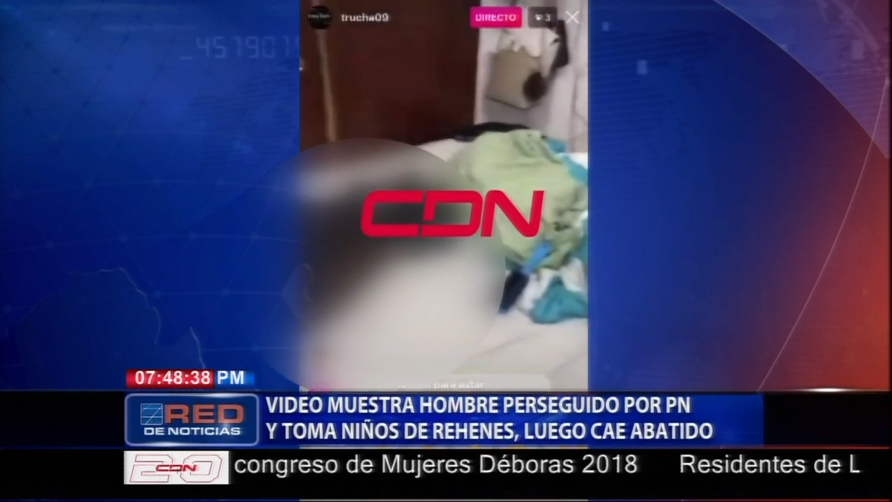 “Comandante Yo Voy A Salir” Hombre Toma A Niños De Rehenes Y Luego Cae Abatido Por La Policía En SDO, Todo Fue Transmitido Por Instagram