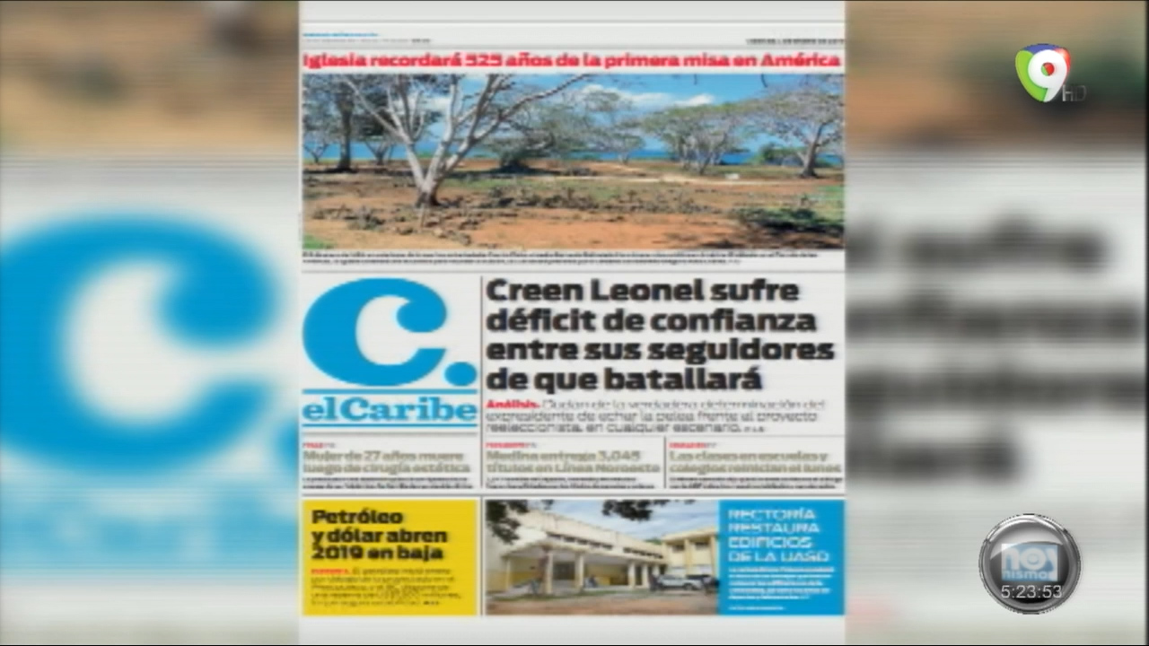 Entérate De Las Noticias Con Las Principales Portadas De Los Diarios De Hoy 04 De Enero Del 2019