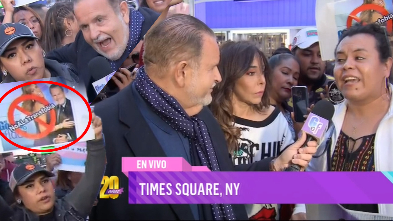 Comunidad Transgénero En NY Se Le “TIRARON” En Forma De Protesta A Raúl De Molina Acusándolo De Hacer Comentarios Despectivos Y De Apoyar A Lupita Jones