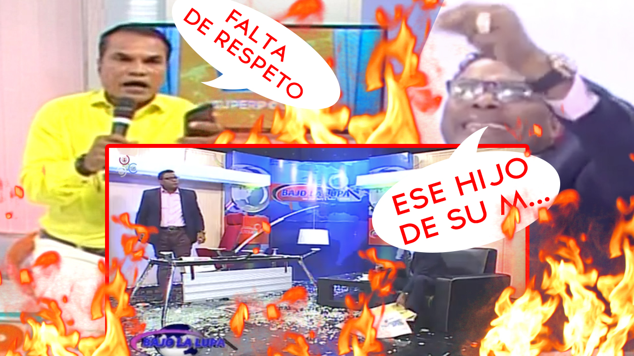 ¡SE PRENDIÓ ESTO! Mamola Arremete Contra Jhon Berry Por Romper Escritorio Y Decir Improperios En Vivo