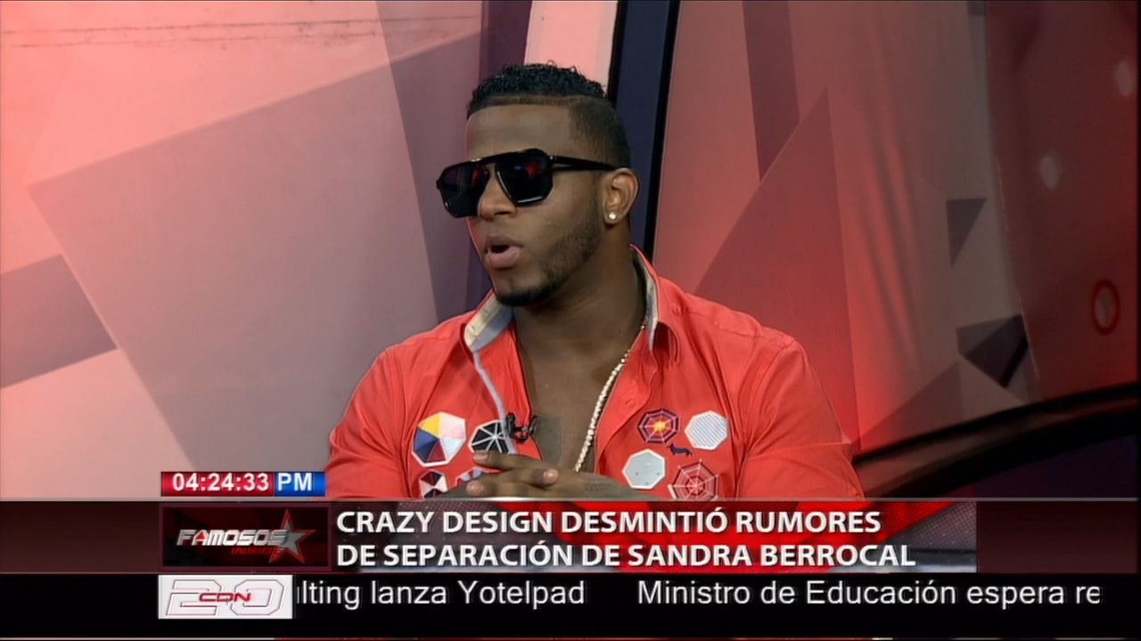 Crazy Desing Reveló La Verdad Sobre El Supuesto Rumor De Separación De Sandra Berrocal