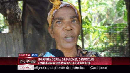 Comunitarios De Punta Gorda, Están Con El Grito Al Cielo Por La Contaminación Debido Al Agua Estancada