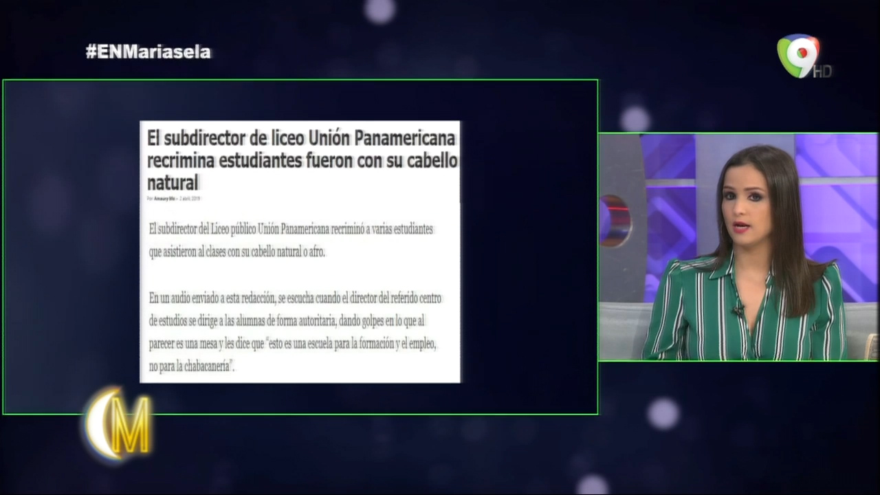 En Esta Noche Mariasela Reaccionan Ante Audio De Director De Un Liceo Que Recrimina A Unas Estudiantes Por Llevar Su Pelo Natural